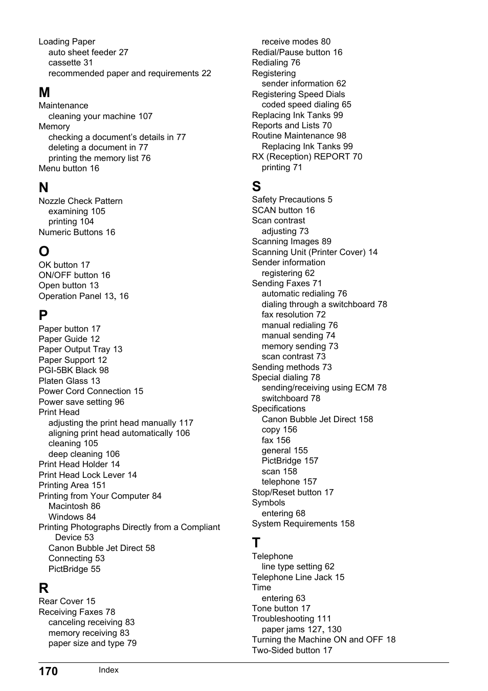 Canon Pixma MP530 User Manual | Page 172 / 176