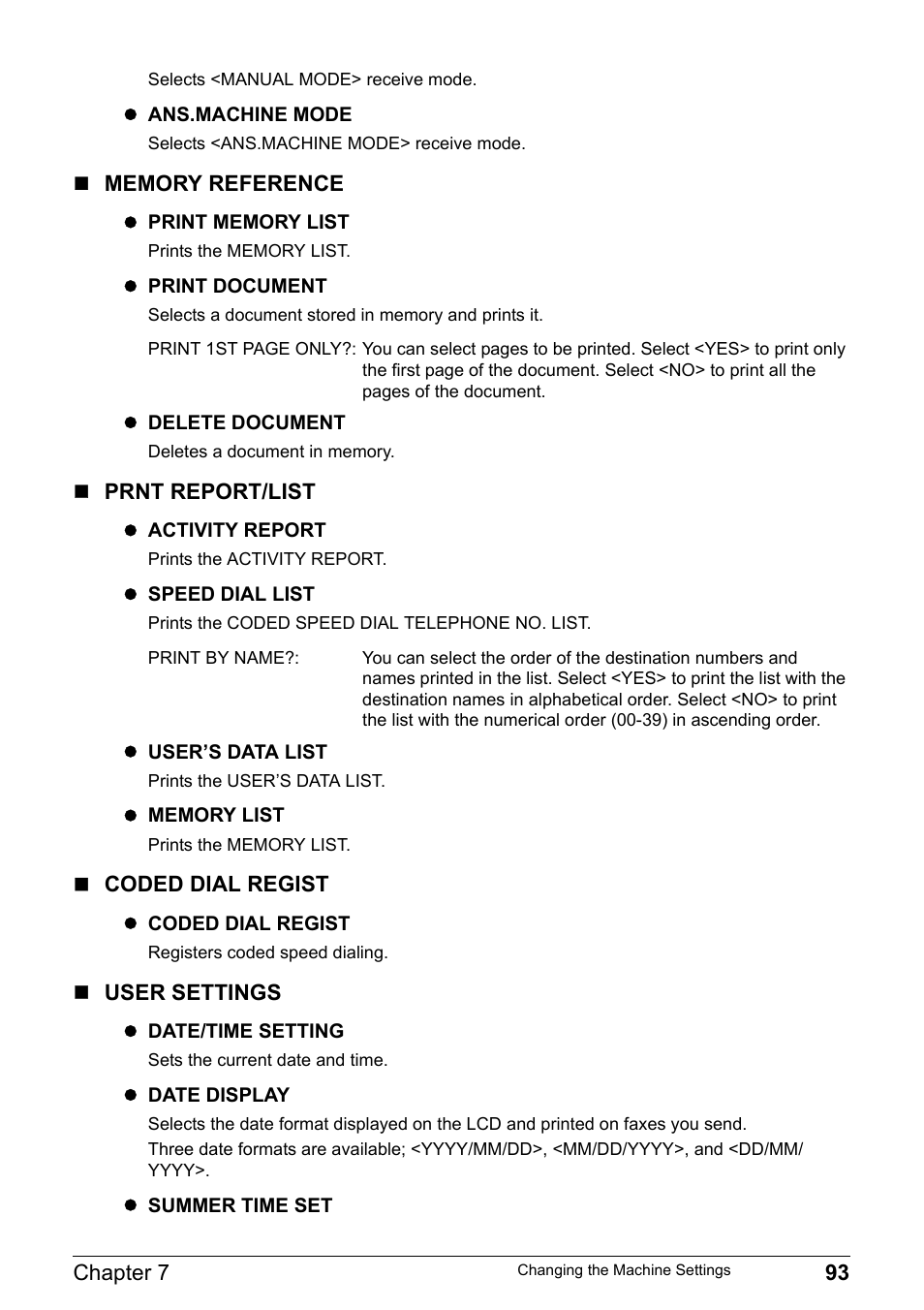 Date | Canon Pixma MP530 User Manual | Page 95 / 176