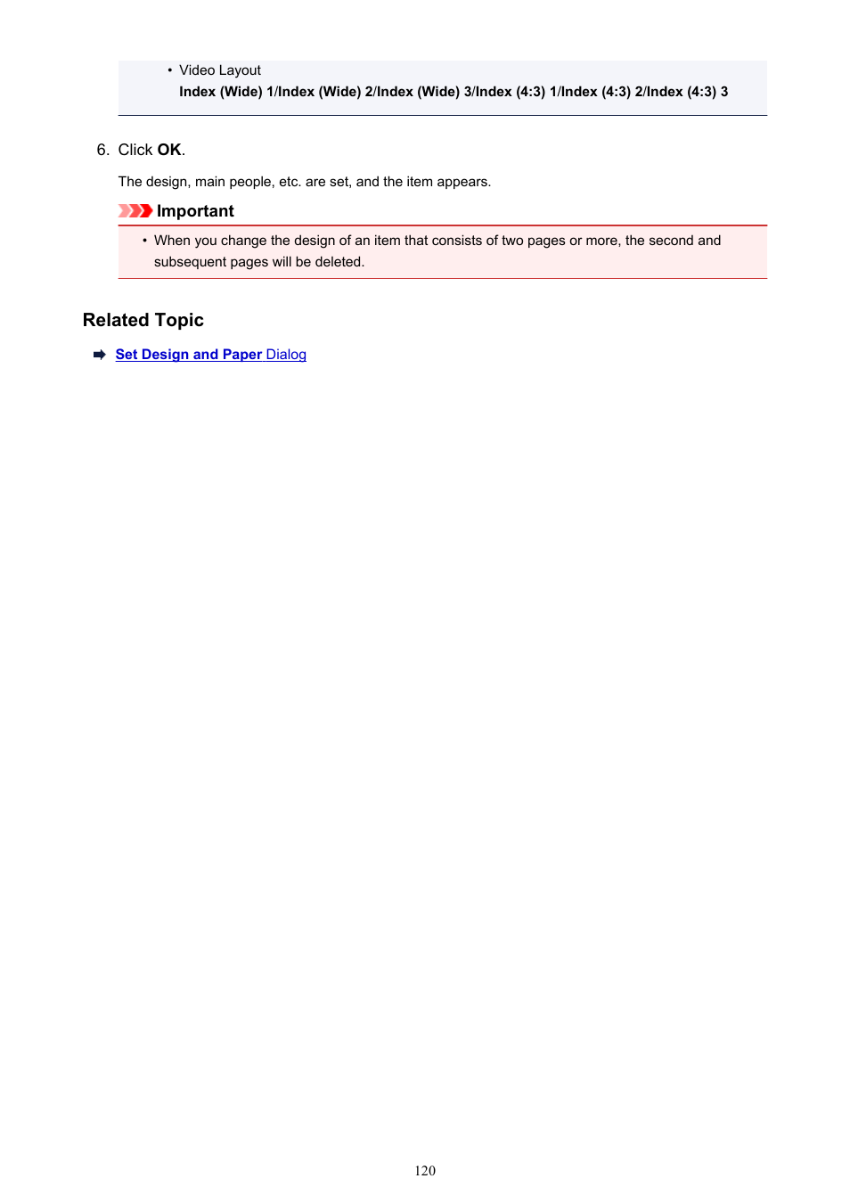 Related topic | Canon My Image Garden User Manual | Page 120 / 304