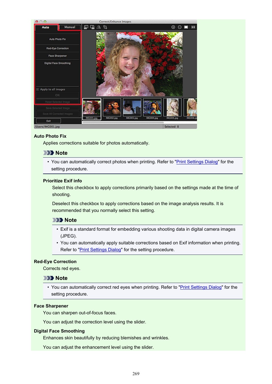 Canon My Image Garden User Manual | Page 269 / 304