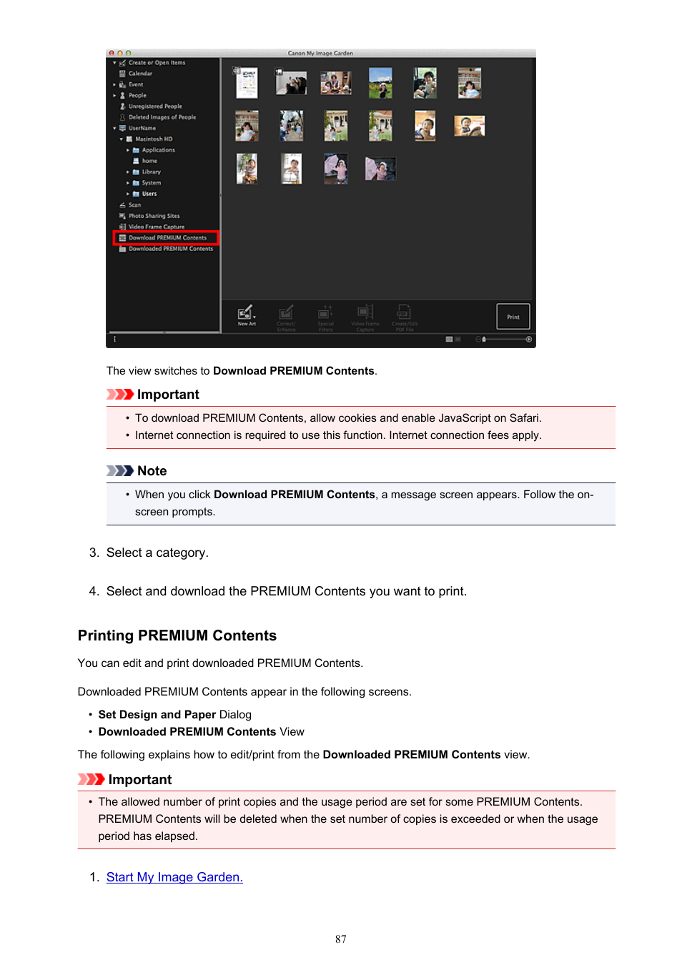 Canon My Image Garden User Manual | Page 87 / 304