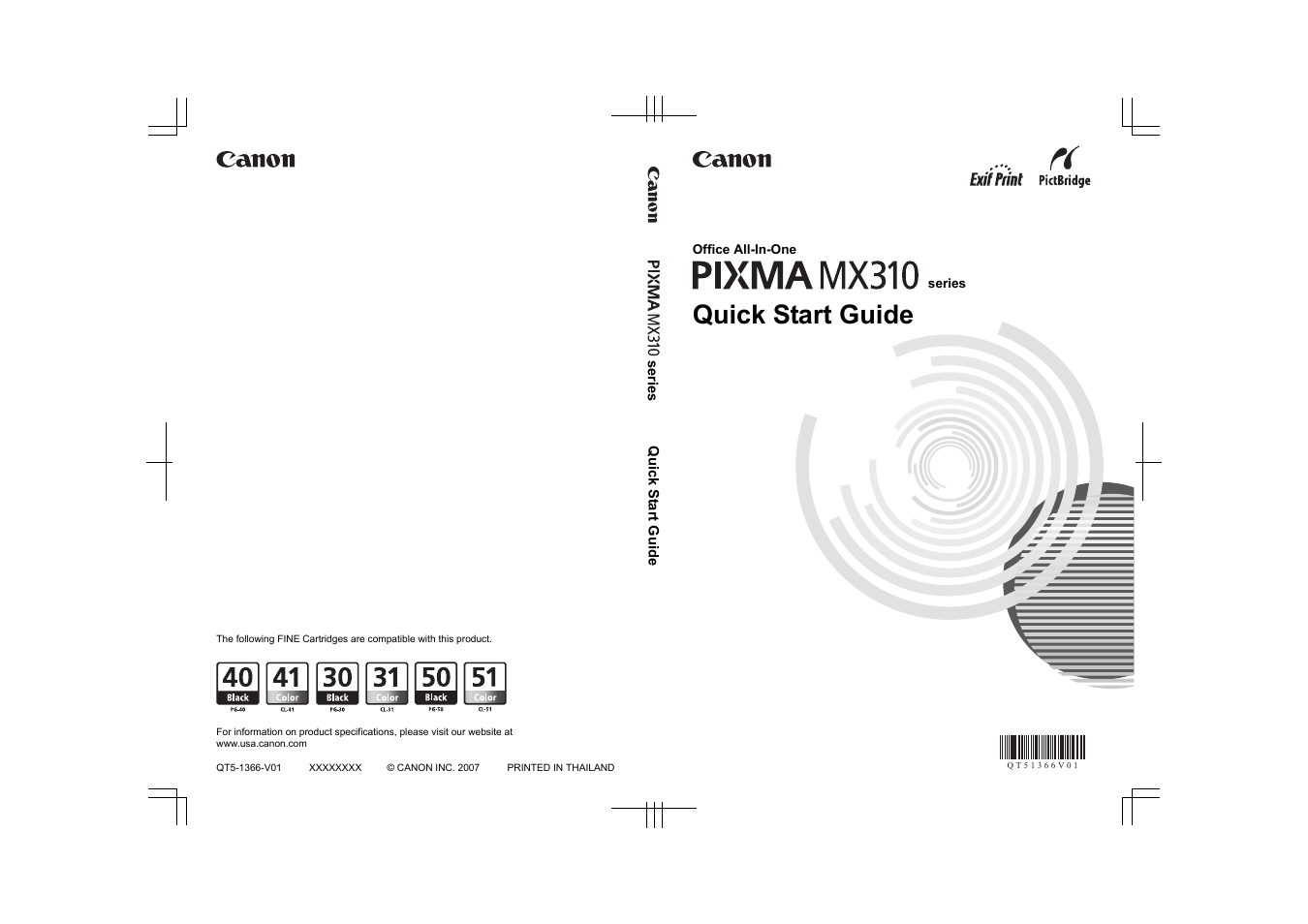 Canon PIXMA MX310 User Manual | 124 pages