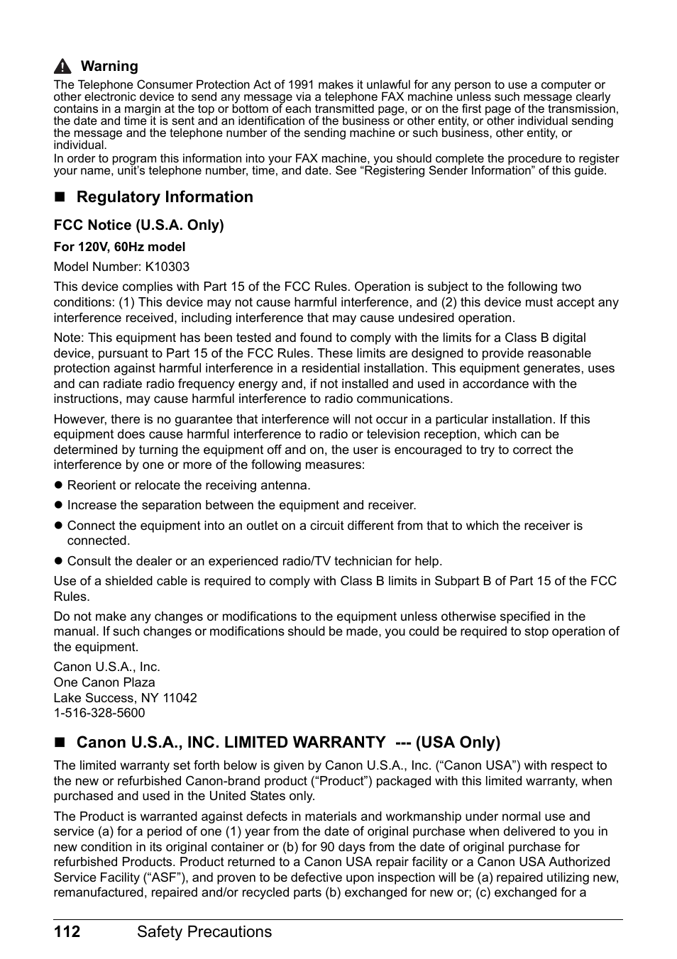 Canon PIXMA MX310 User Manual | Page 116 / 124