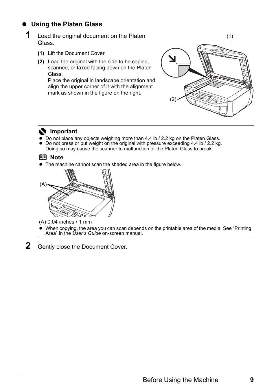 Canon PIXMA MX310 User Manual | Page 13 / 124