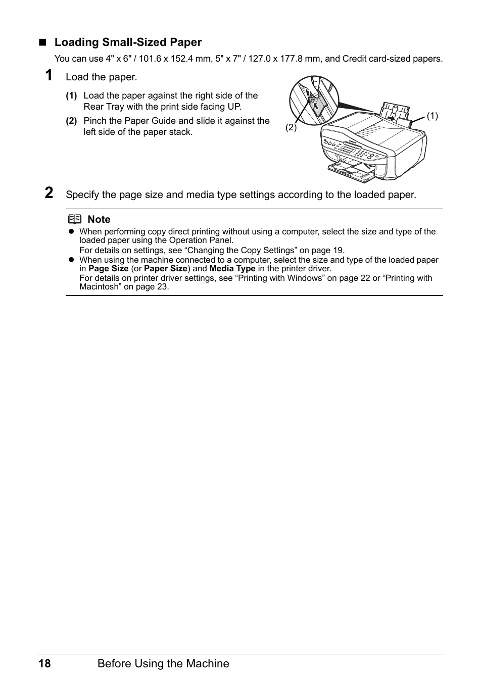 Canon PIXMA MX310 User Manual | Page 22 / 124