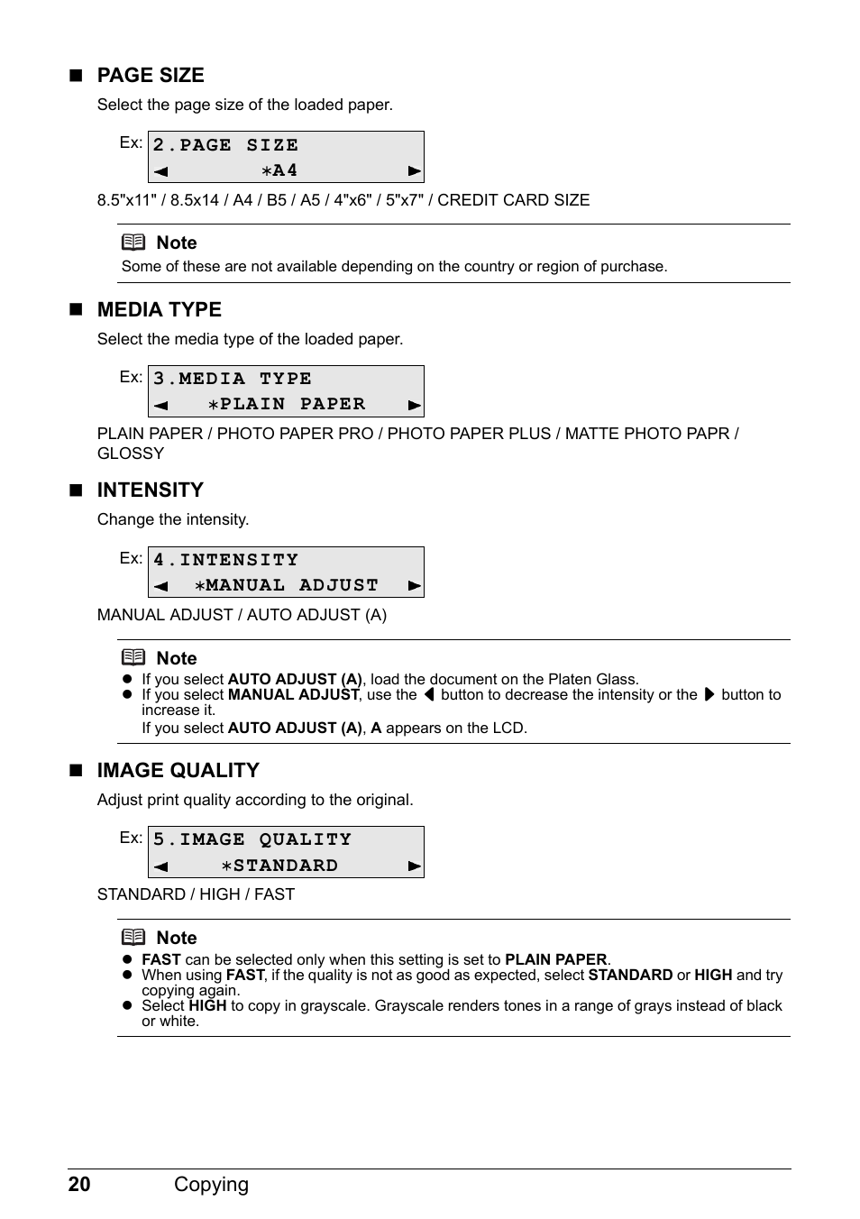 Canon PIXMA MX310 User Manual | Page 24 / 124