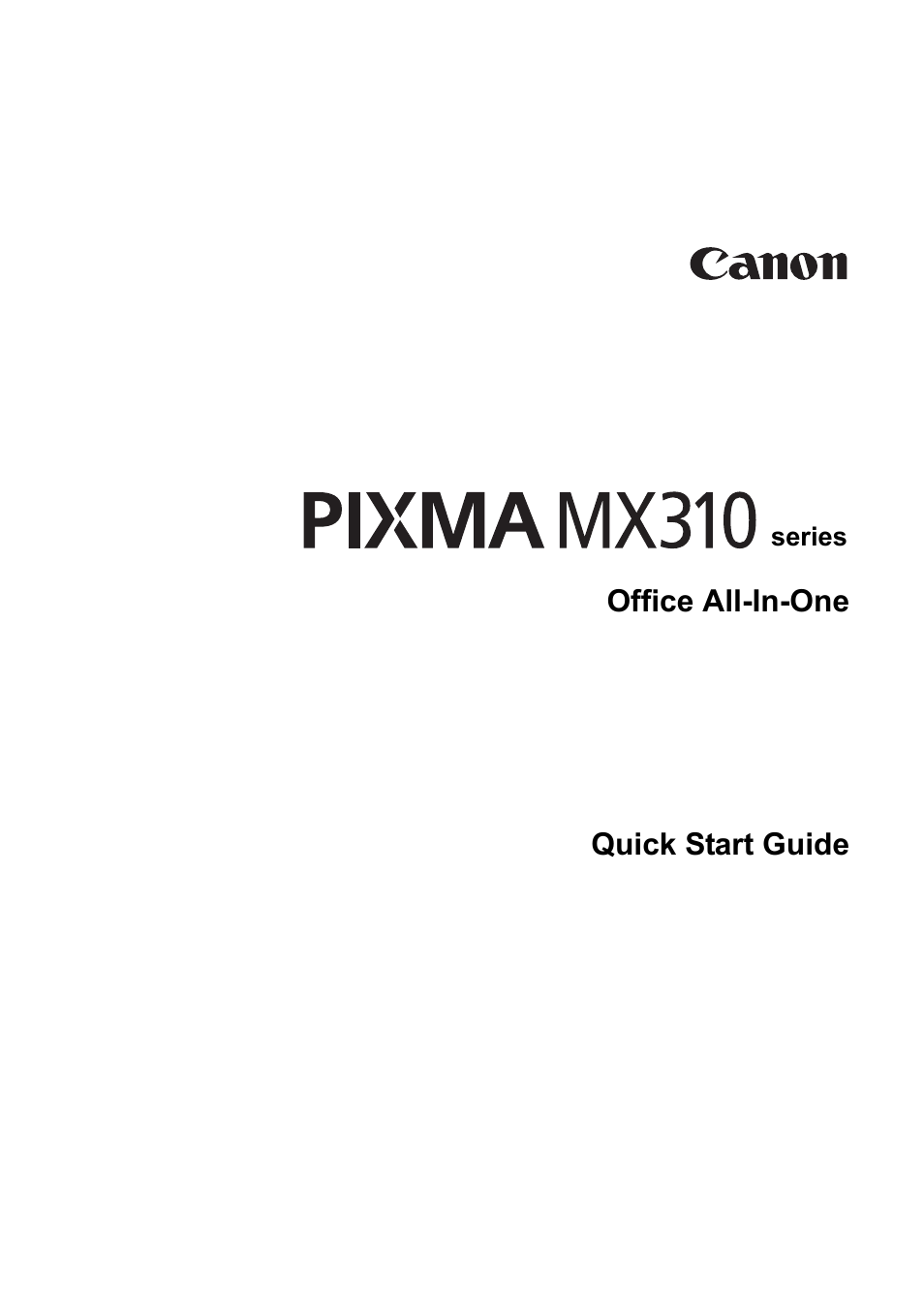Canon PIXMA MX310 User Manual | Page 3 / 124