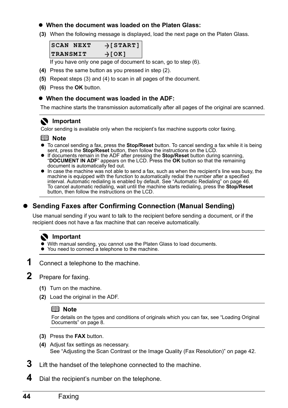 Canon PIXMA MX310 User Manual | Page 48 / 124