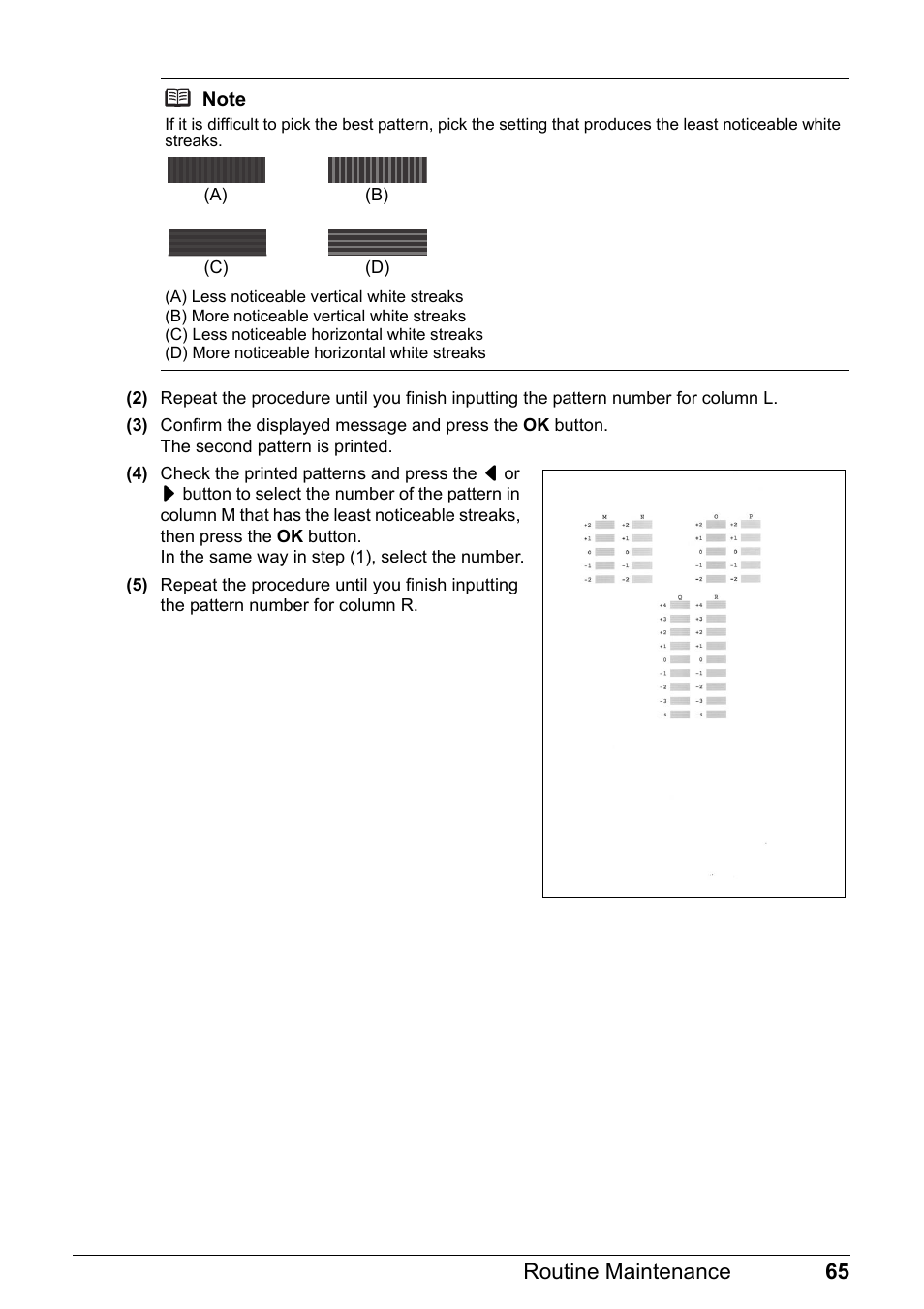 65 routine maintenance | Canon PIXMA MX310 User Manual | Page 69 / 124