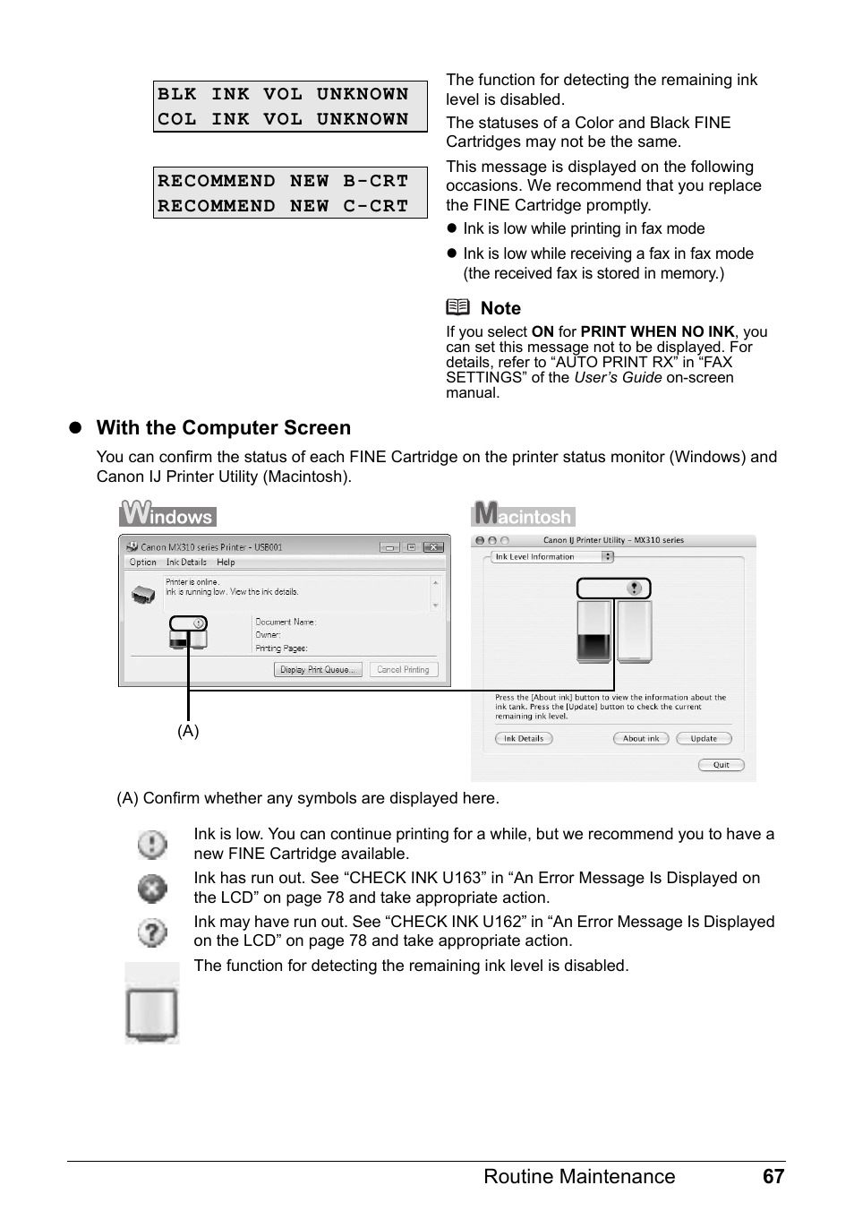 Canon PIXMA MX310 User Manual | Page 71 / 124