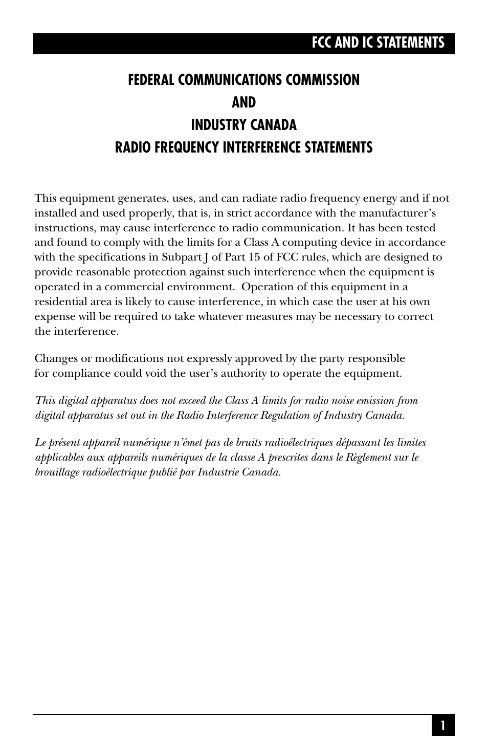 Black Box IC187C User Manual | Page 2 / 36