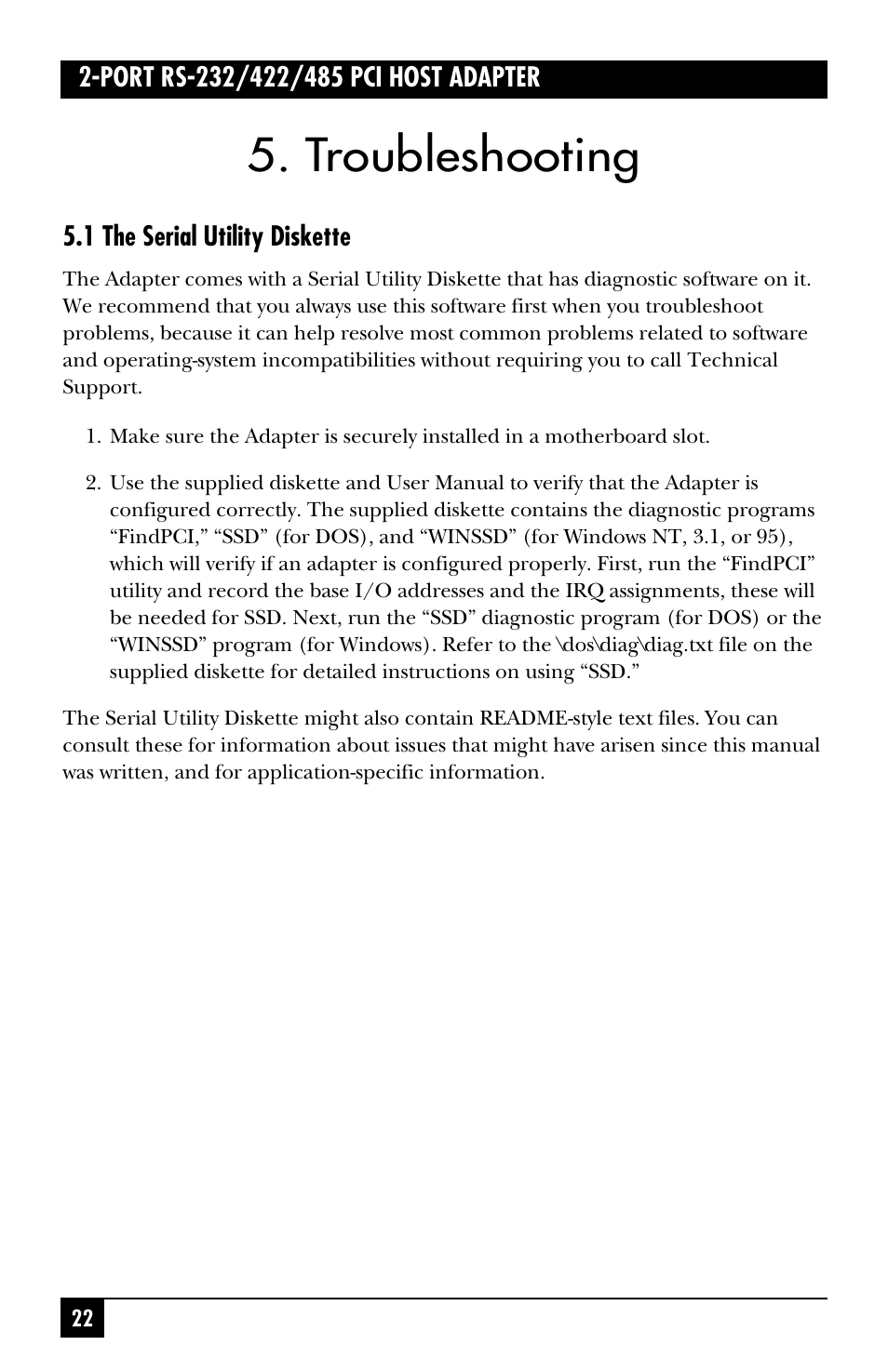 Troubleshooting | Black Box IC187C User Manual | Page 23 / 36