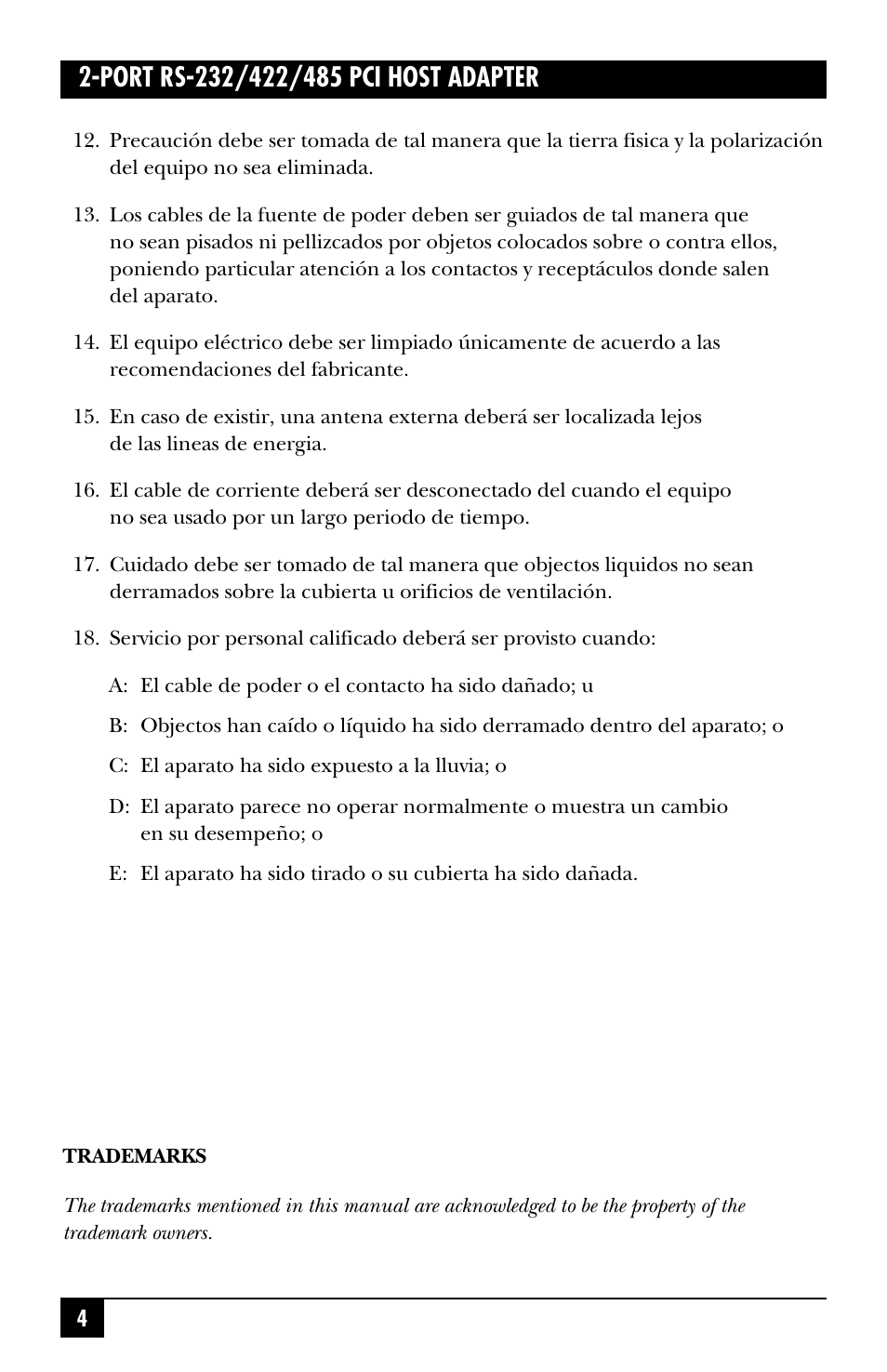 Black Box IC187C User Manual | Page 5 / 36