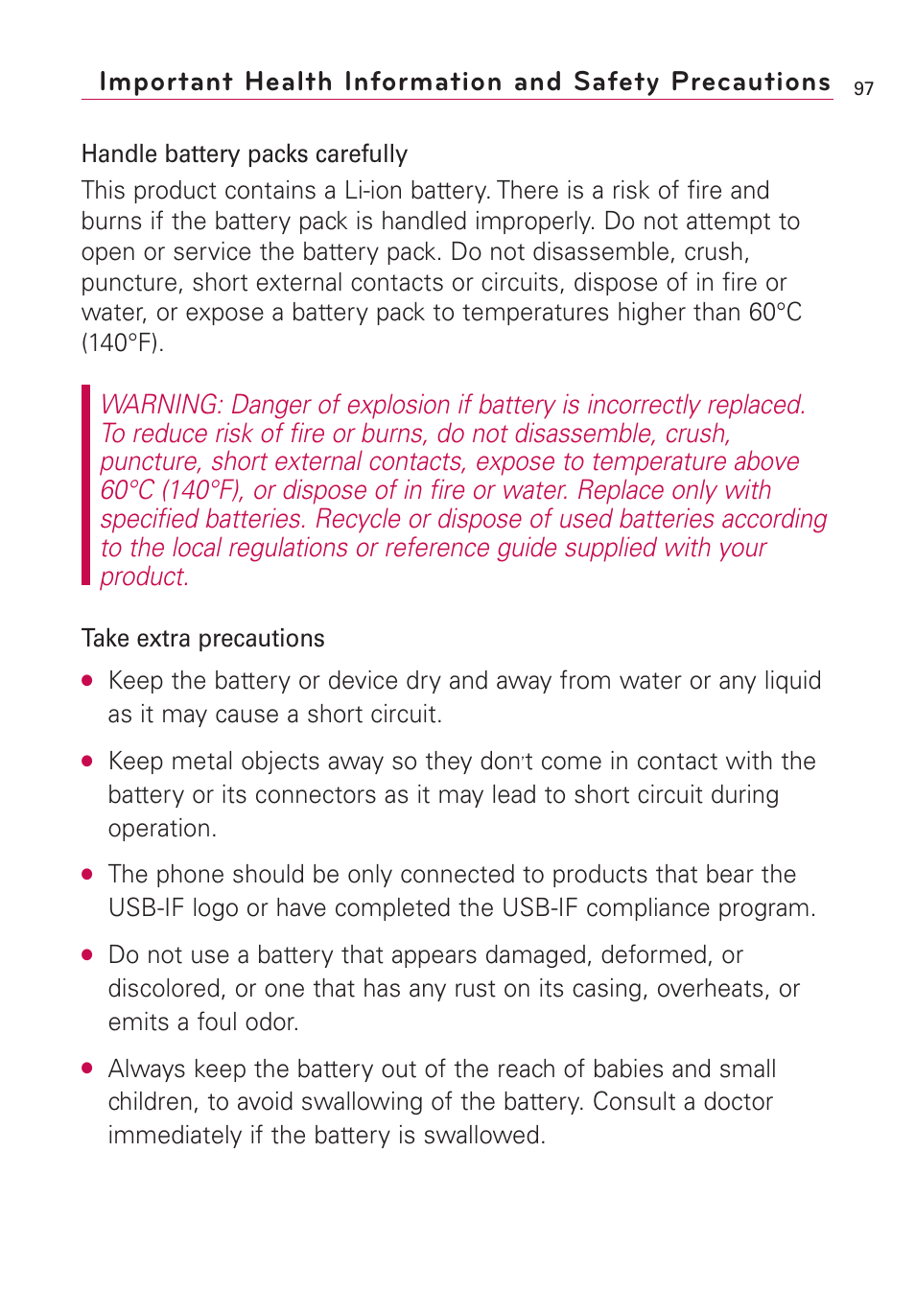 LG Optimus MS690 User Manual | Page 99 / 155