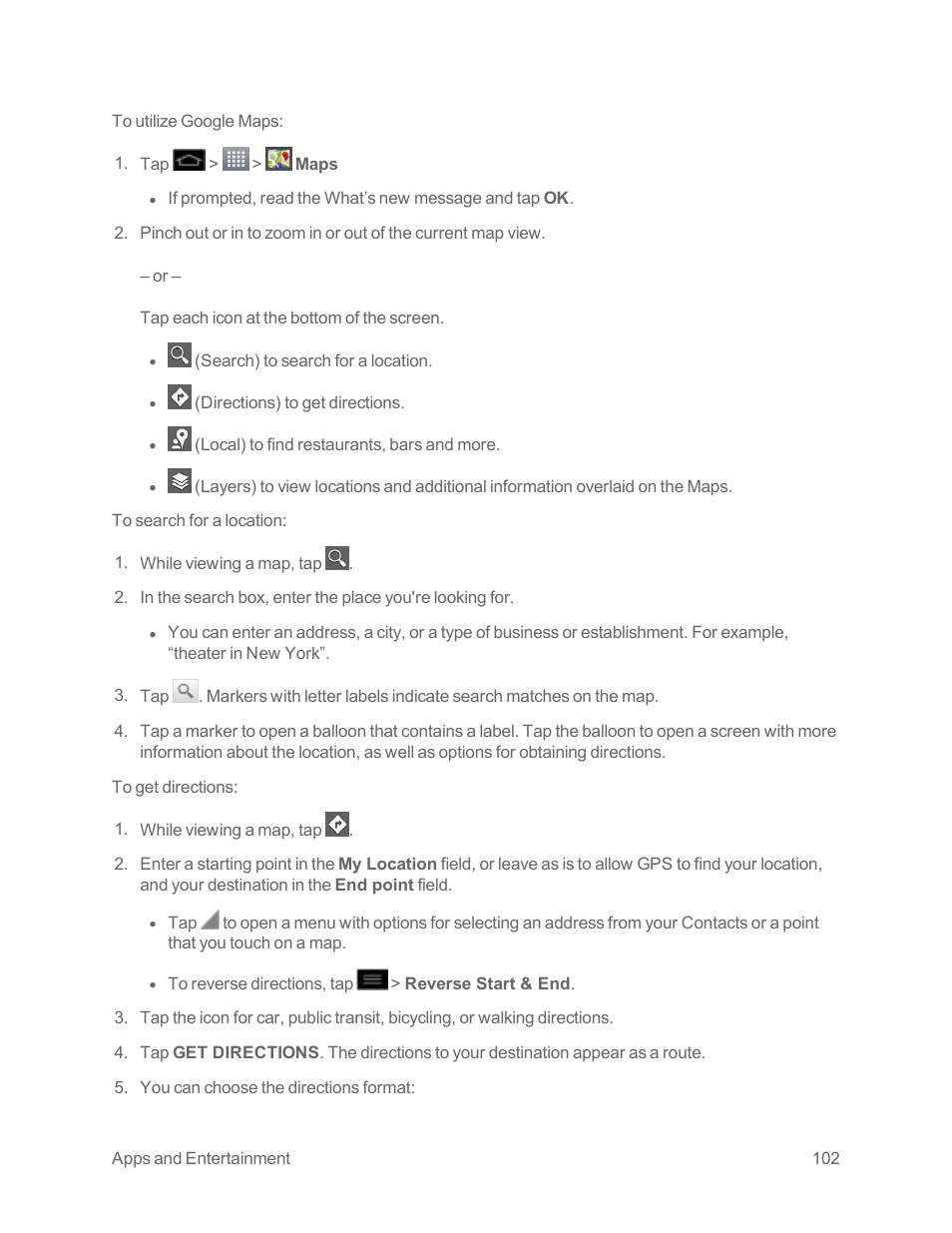 LG Optimus G User Manual | Page 110 / 192
