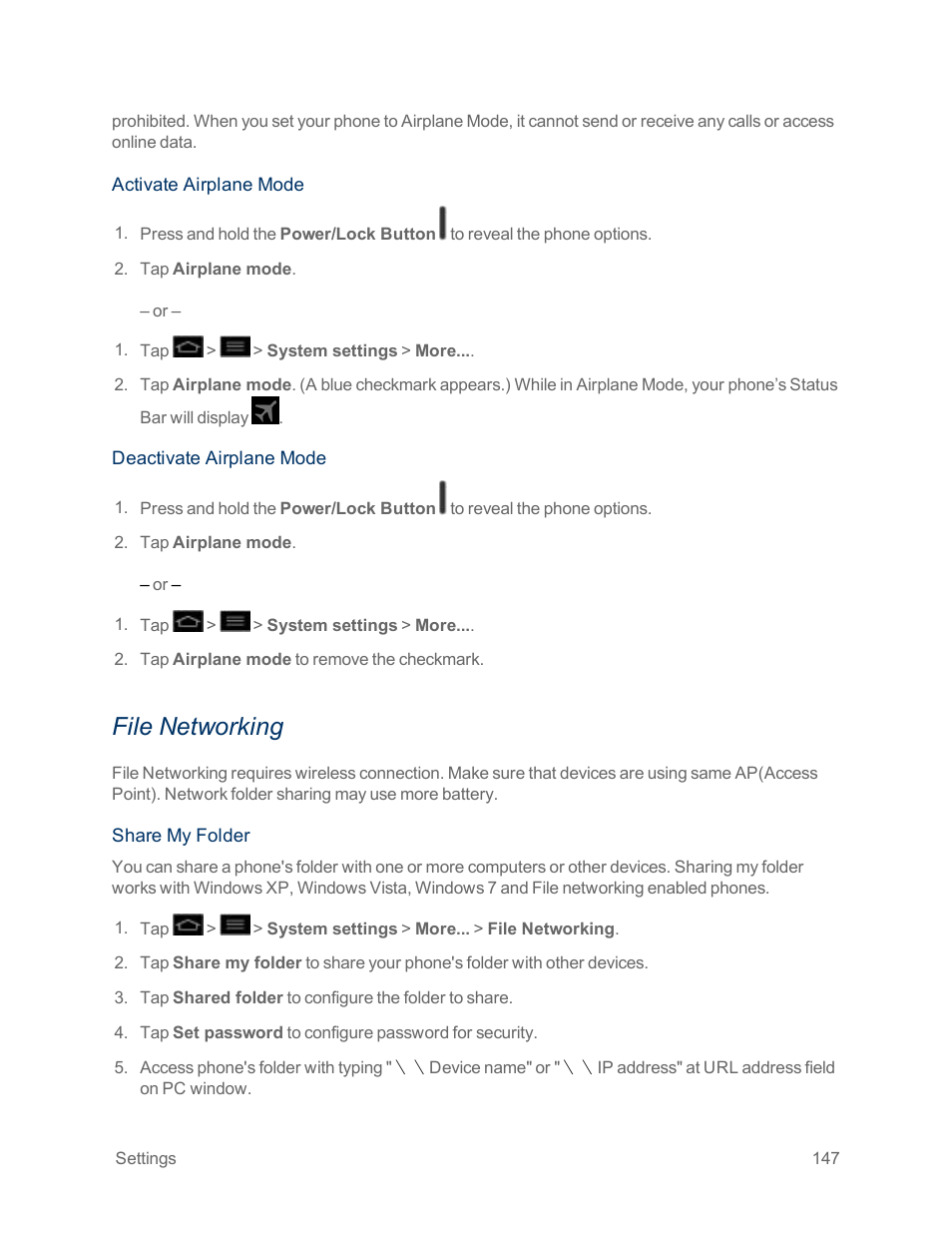 File networking | LG Optimus G User Manual | Page 155 / 192