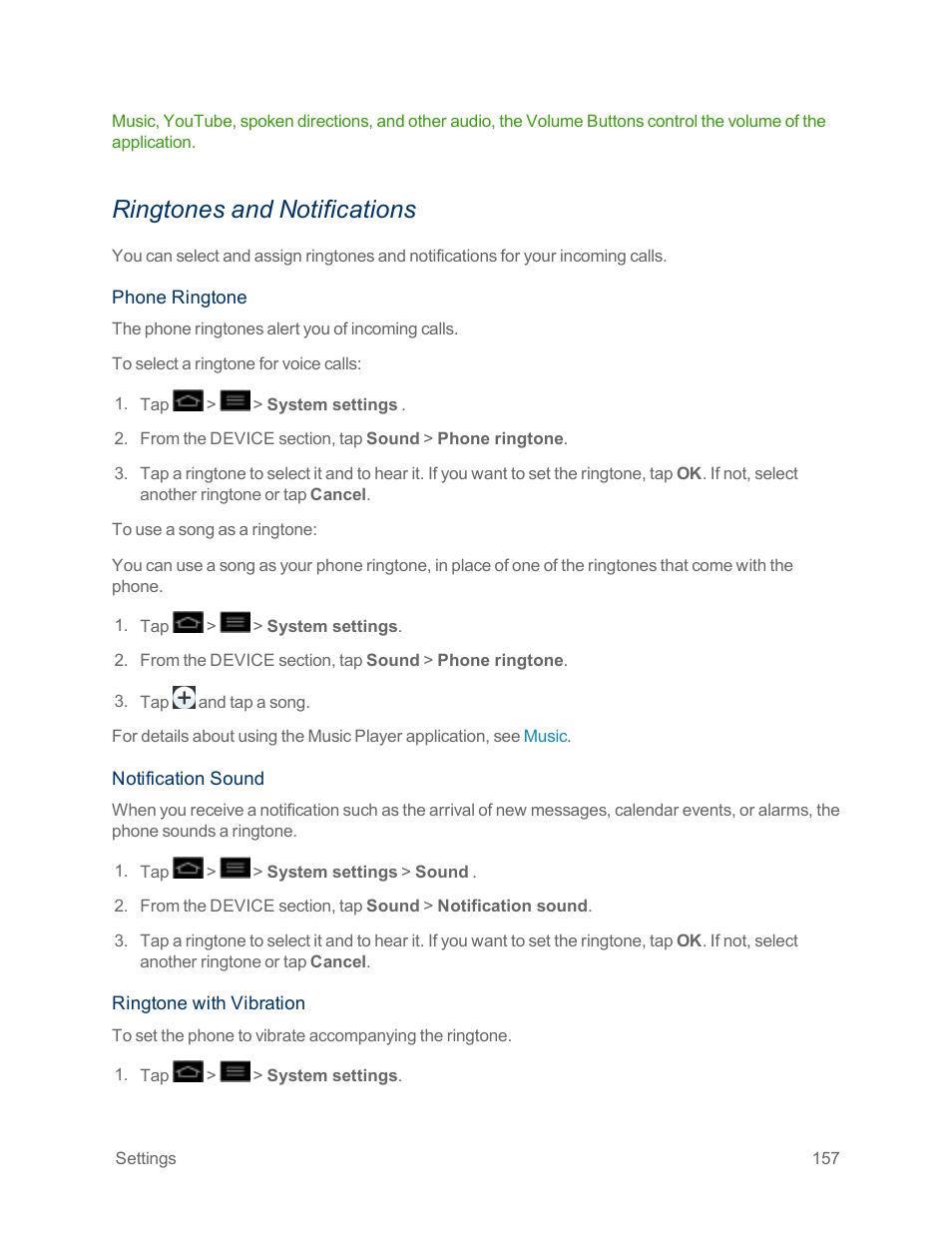 Ringtones and notifications | LG Optimus G User Manual | Page 165 / 192