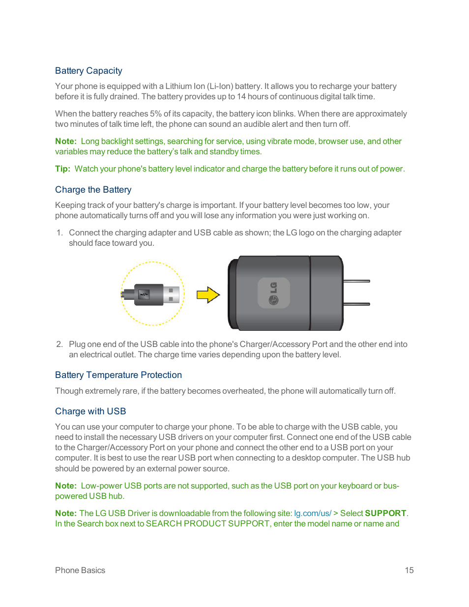 LG Optimus G User Manual | Page 23 / 192