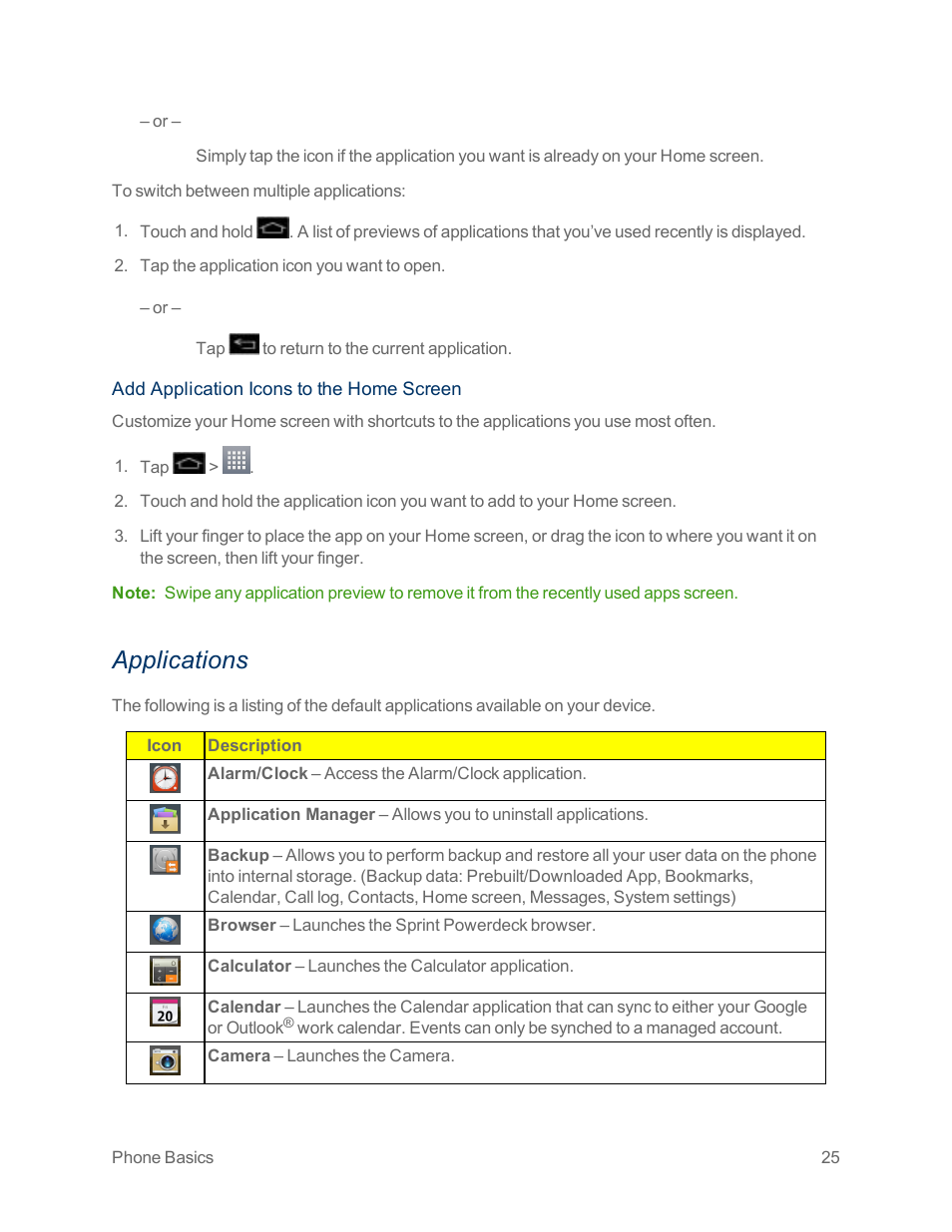 Applications | LG Optimus G User Manual | Page 33 / 192