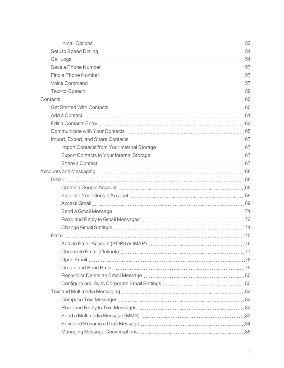 LG Optimus G User Manual | Page 4 / 192
