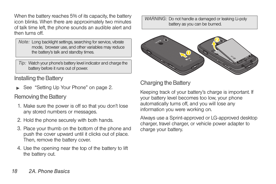 LG Rumor touch User Manual | Page 30 / 158