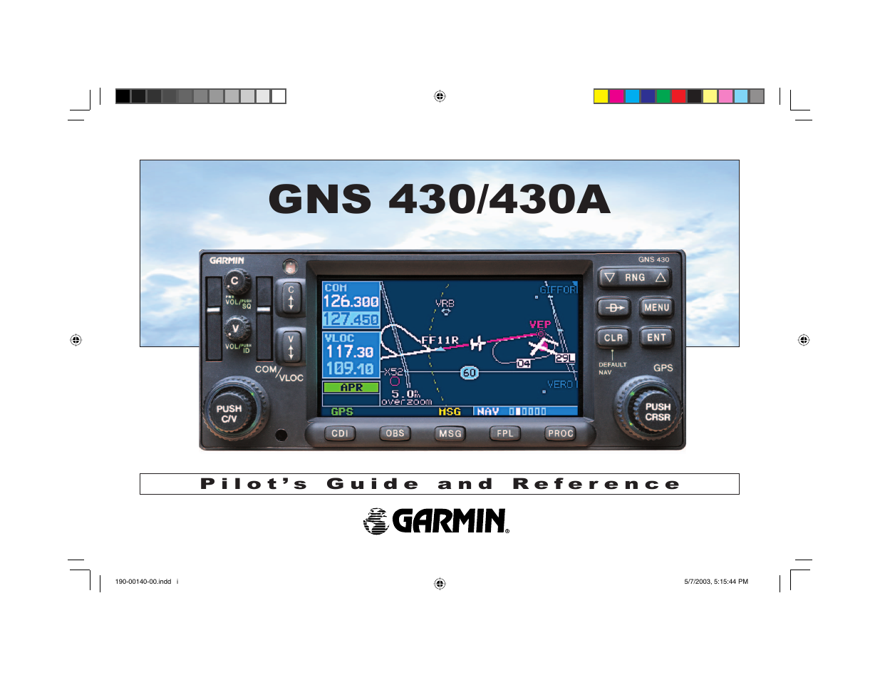 Garmin GNS 430 User Manual | 204 pages