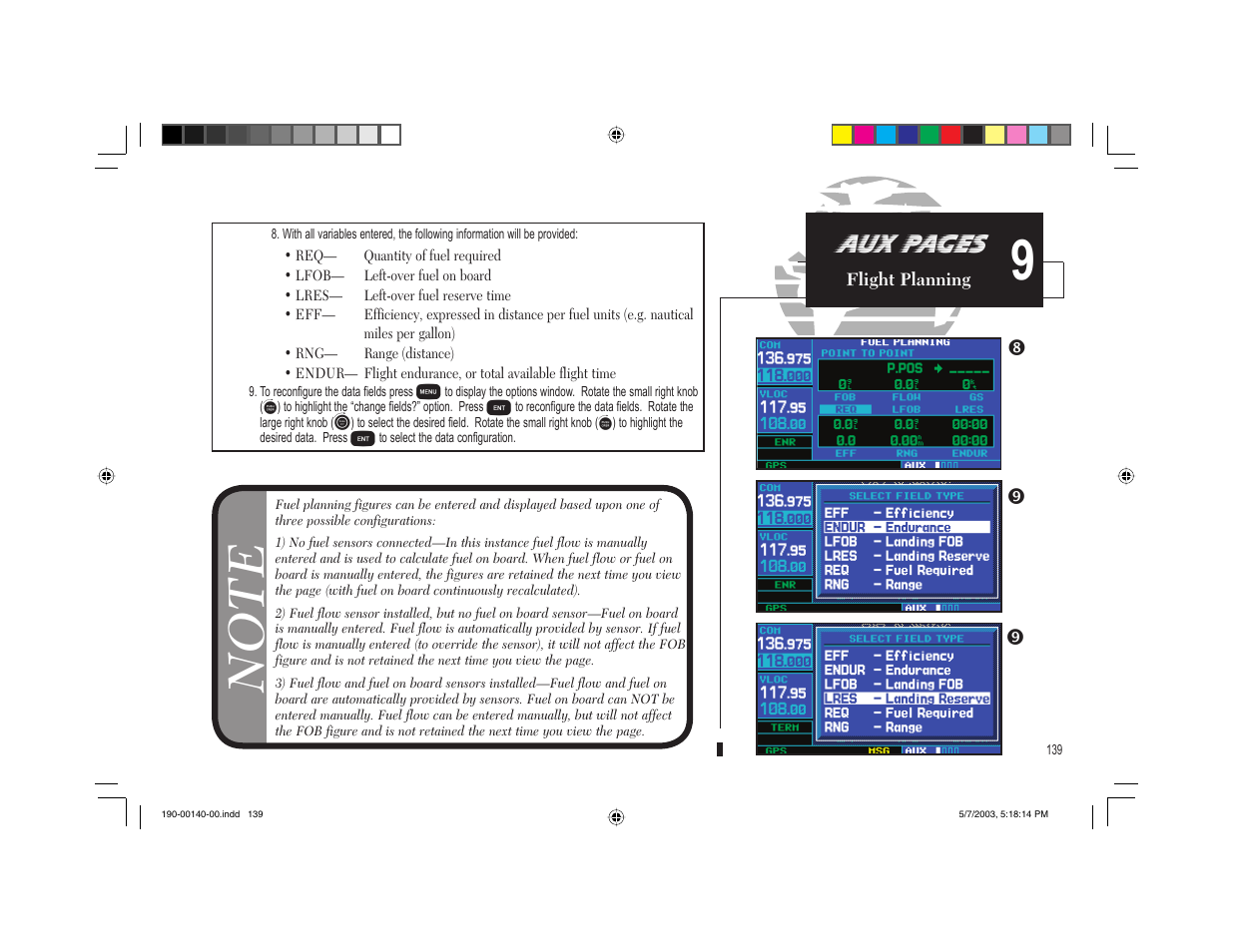 Aux pages | Garmin GNS 430 User Manual | Page 147 / 204