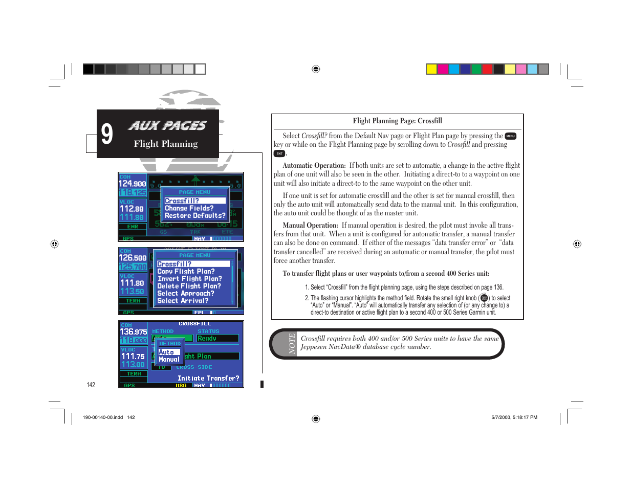 Aux pages | Garmin GNS 430 User Manual | Page 150 / 204