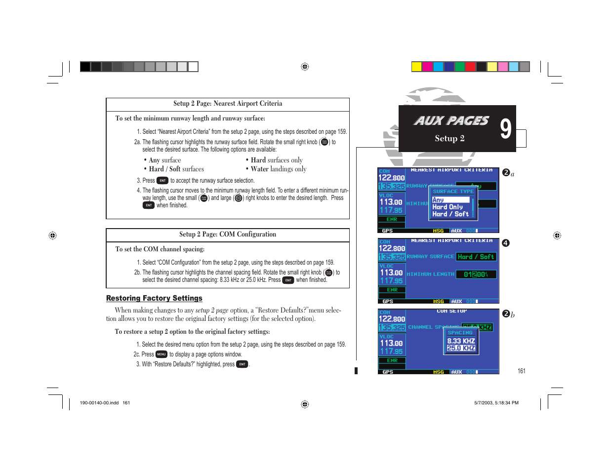 Aux pages | Garmin GNS 430 User Manual | Page 169 / 204