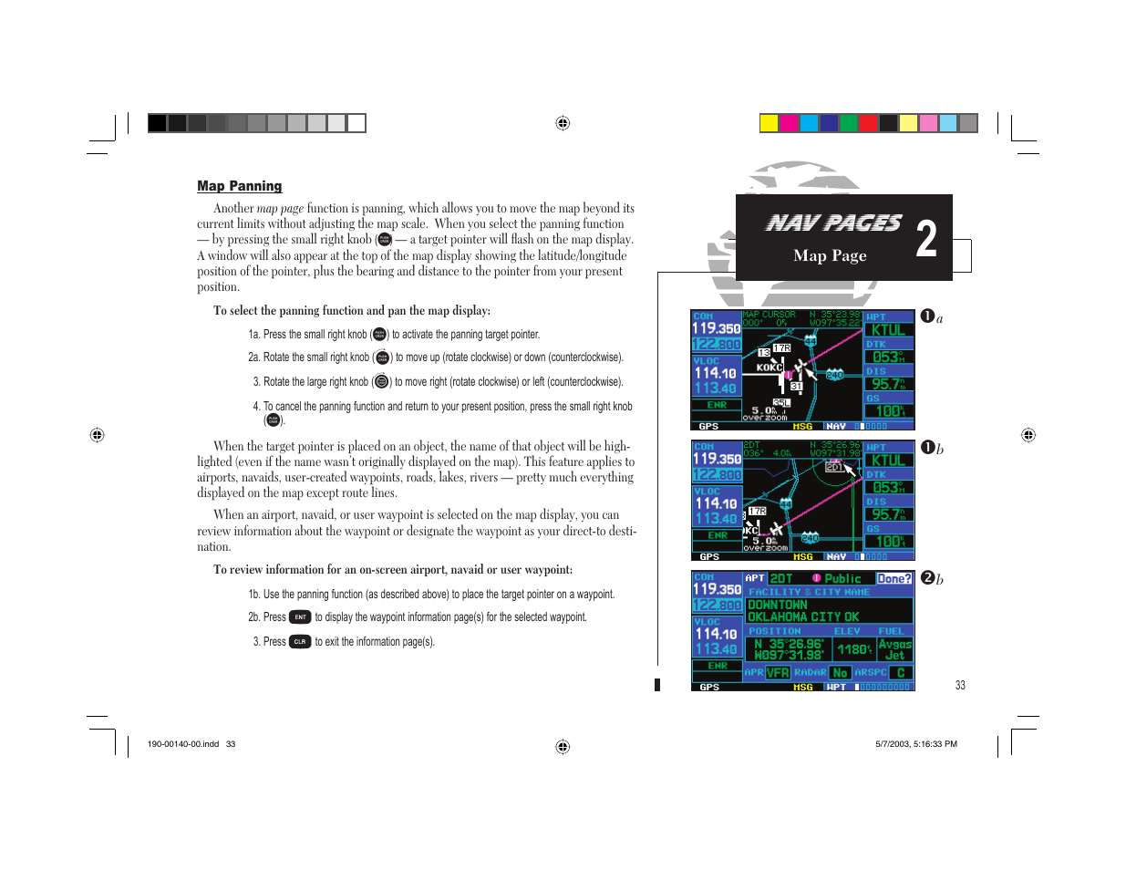 Nav pages | Garmin GNS 430 User Manual | Page 41 / 204