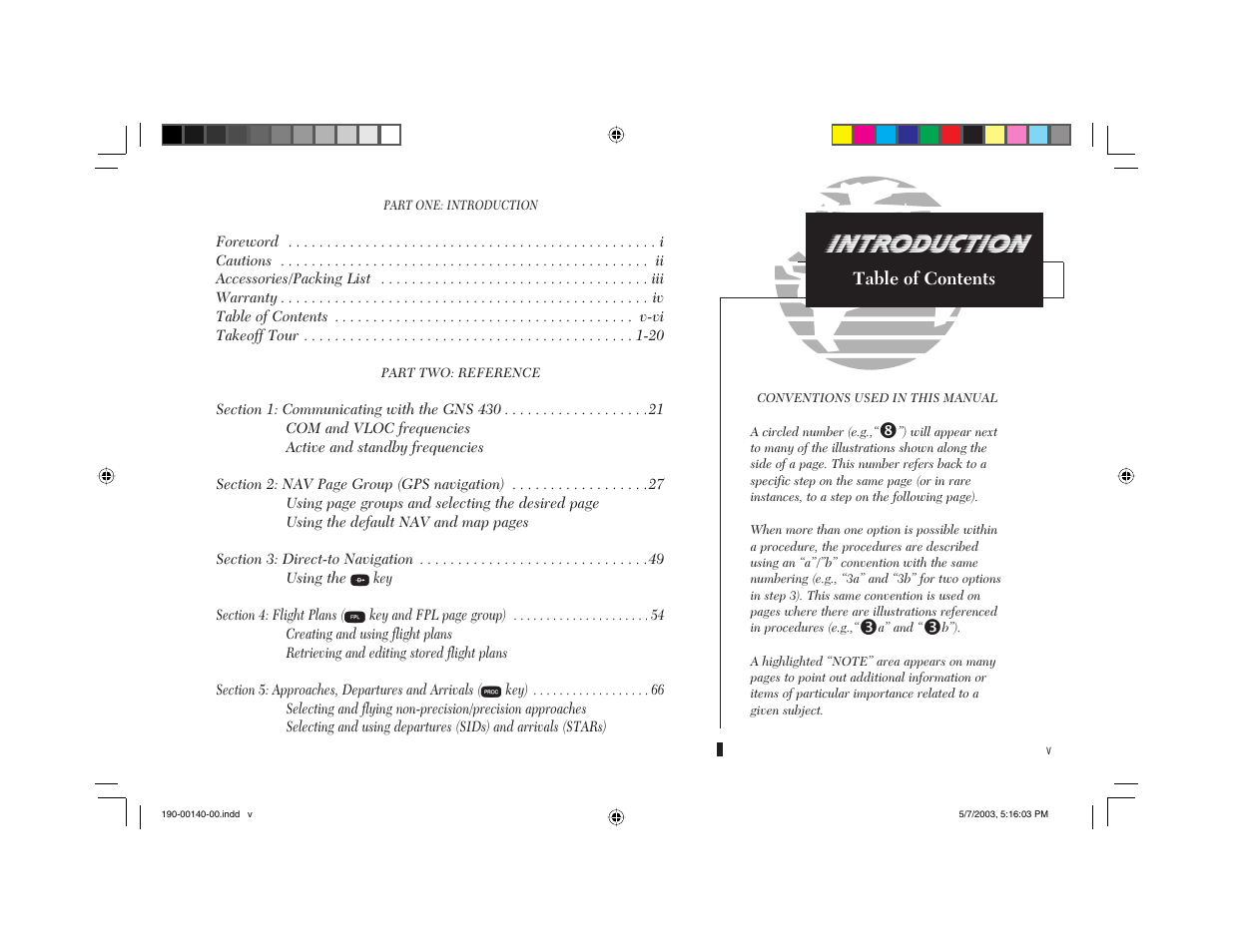 Introduction | Garmin GNS 430 User Manual | Page 7 / 204