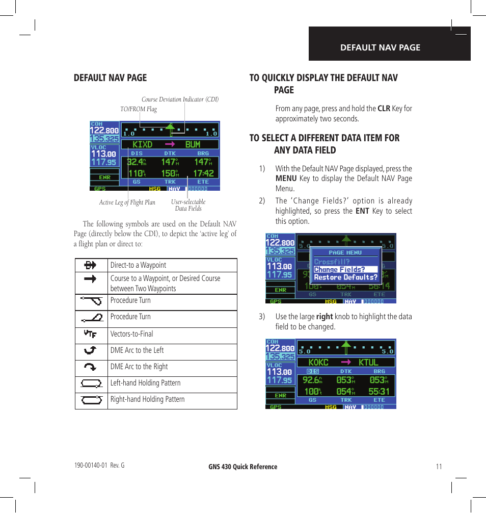 Garmin GNS 430 User Manual | Page 11 / 22