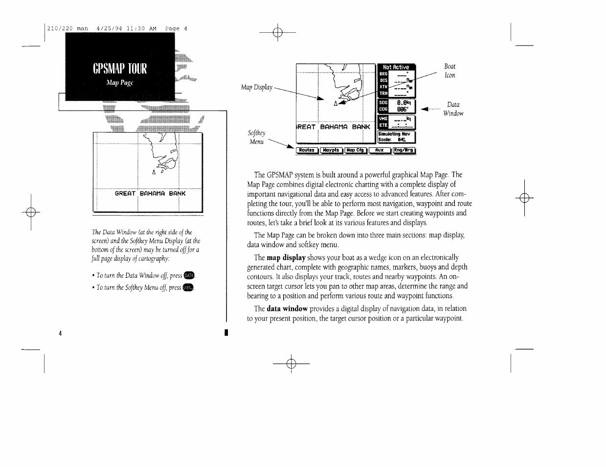 Gpsmap toir | Garmin 210 User Manual | Page 14 / 92