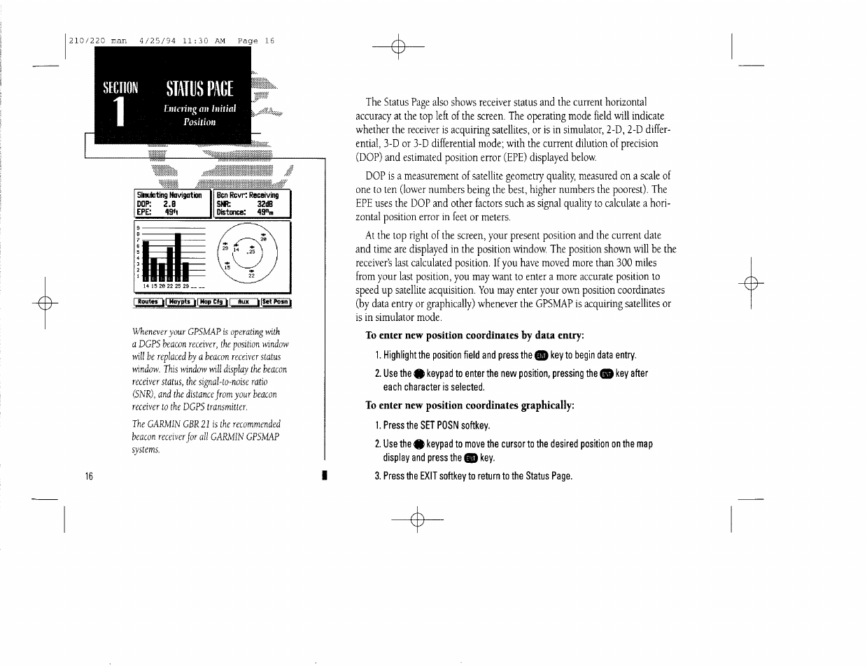 Smtys pace | Garmin 210 User Manual | Page 26 / 92