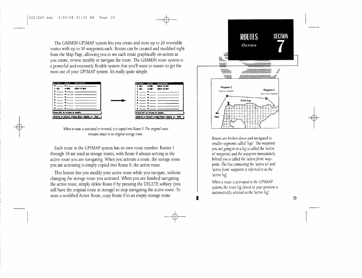 Routes | Garmin 210 User Manual | Page 39 / 92