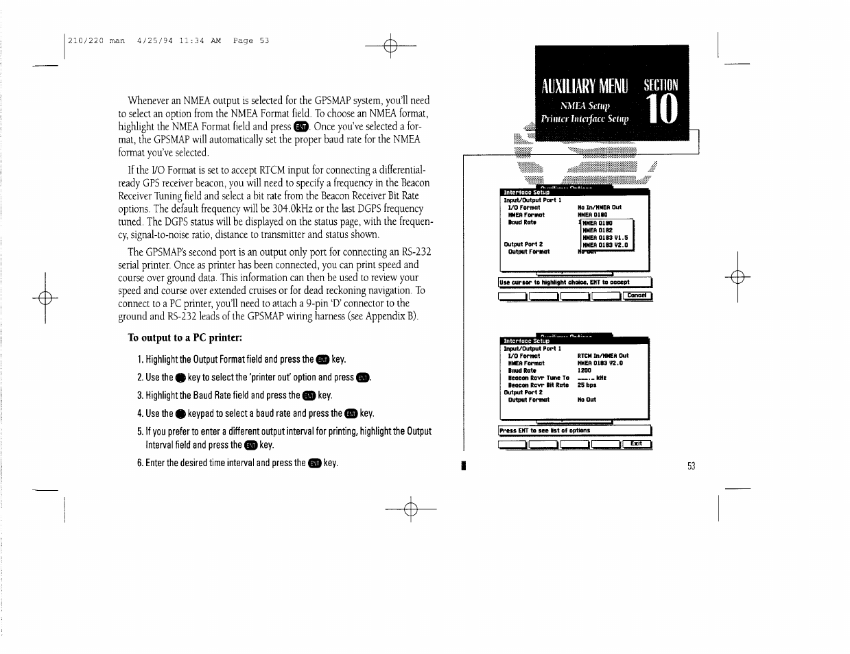 Huuut, Jl □l, C21 jl tl i | Garmin 210 User Manual | Page 63 / 92