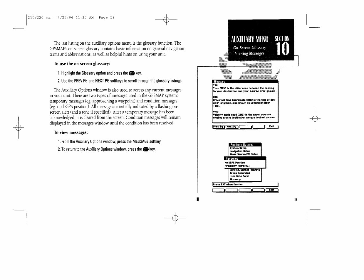 Garmin 210 User Manual | Page 69 / 92