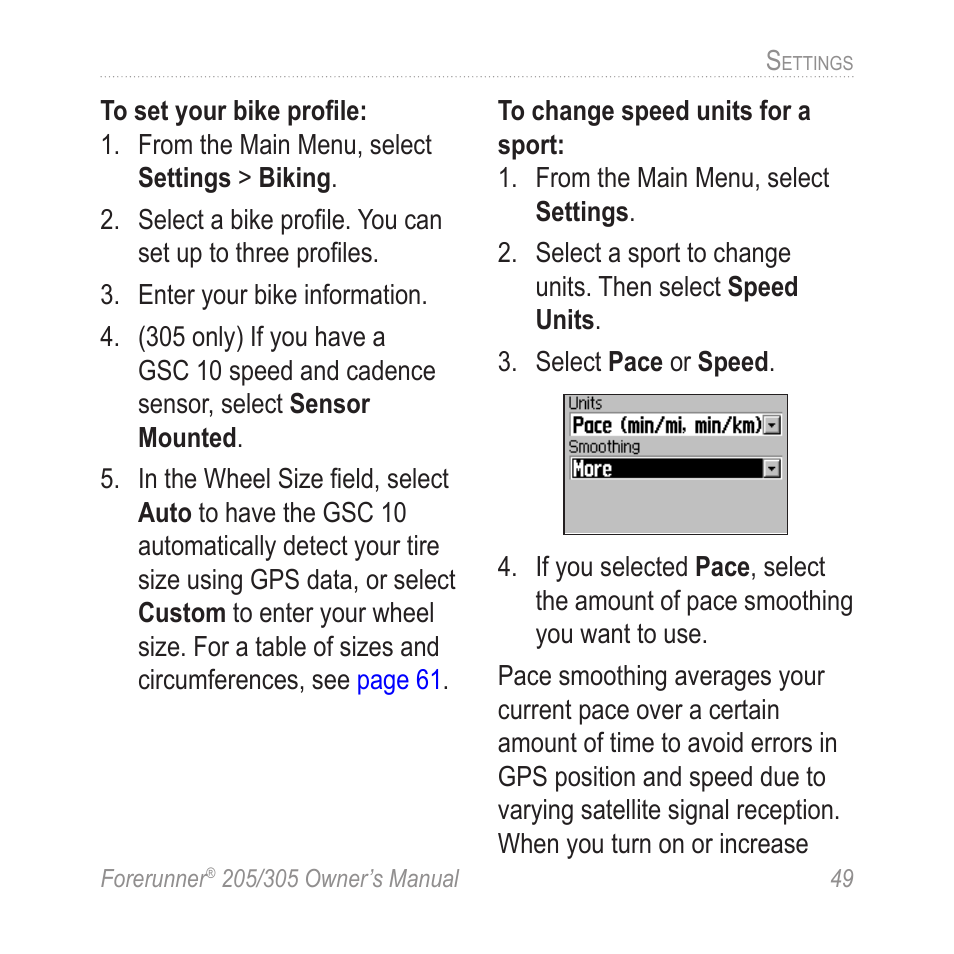 Garmin Forerunner 305 User Manual | Page 53 / 80