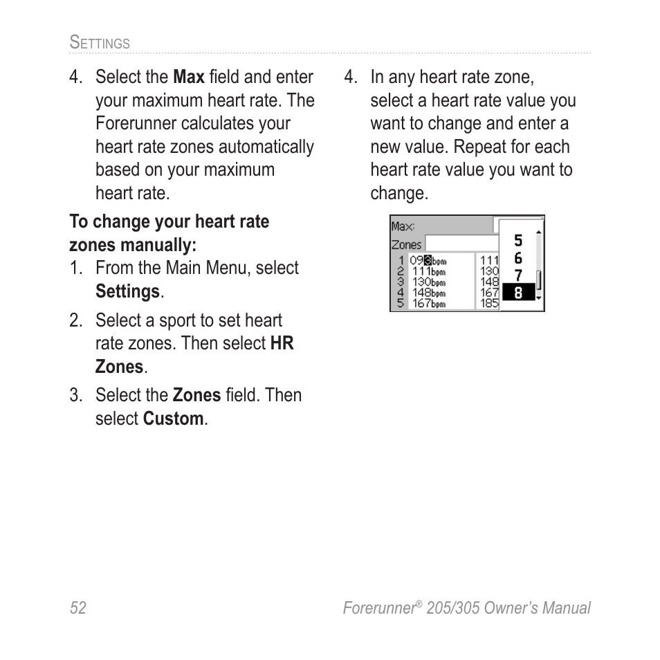 Garmin Forerunner 305 User Manual | Page 56 / 80