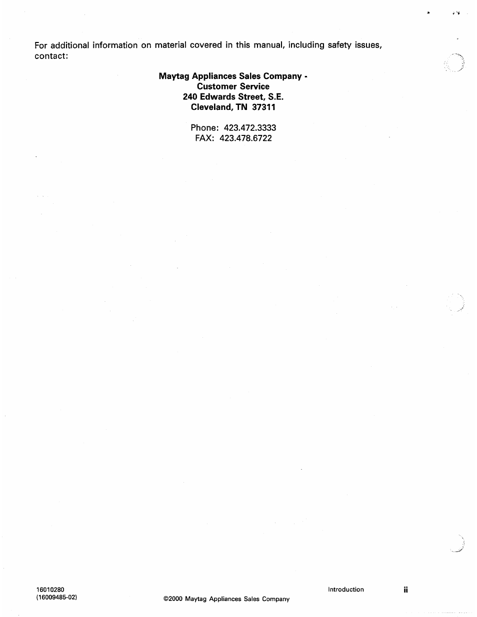 Maytag Atlantis User Manual | Page 4 / 120