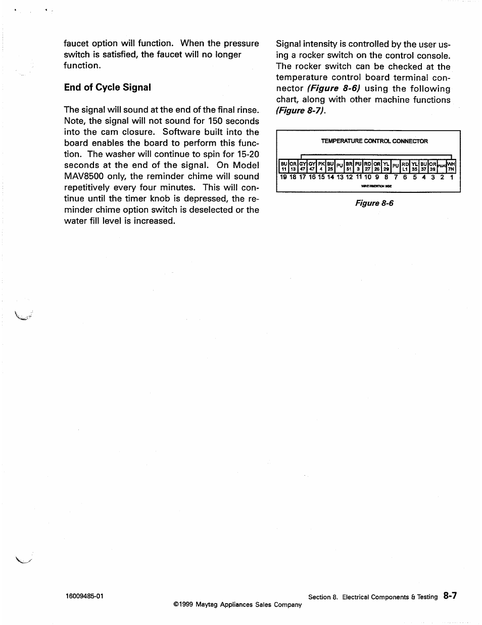 End of cycle signal | Maytag Atlantis User Manual | Page 77 / 120