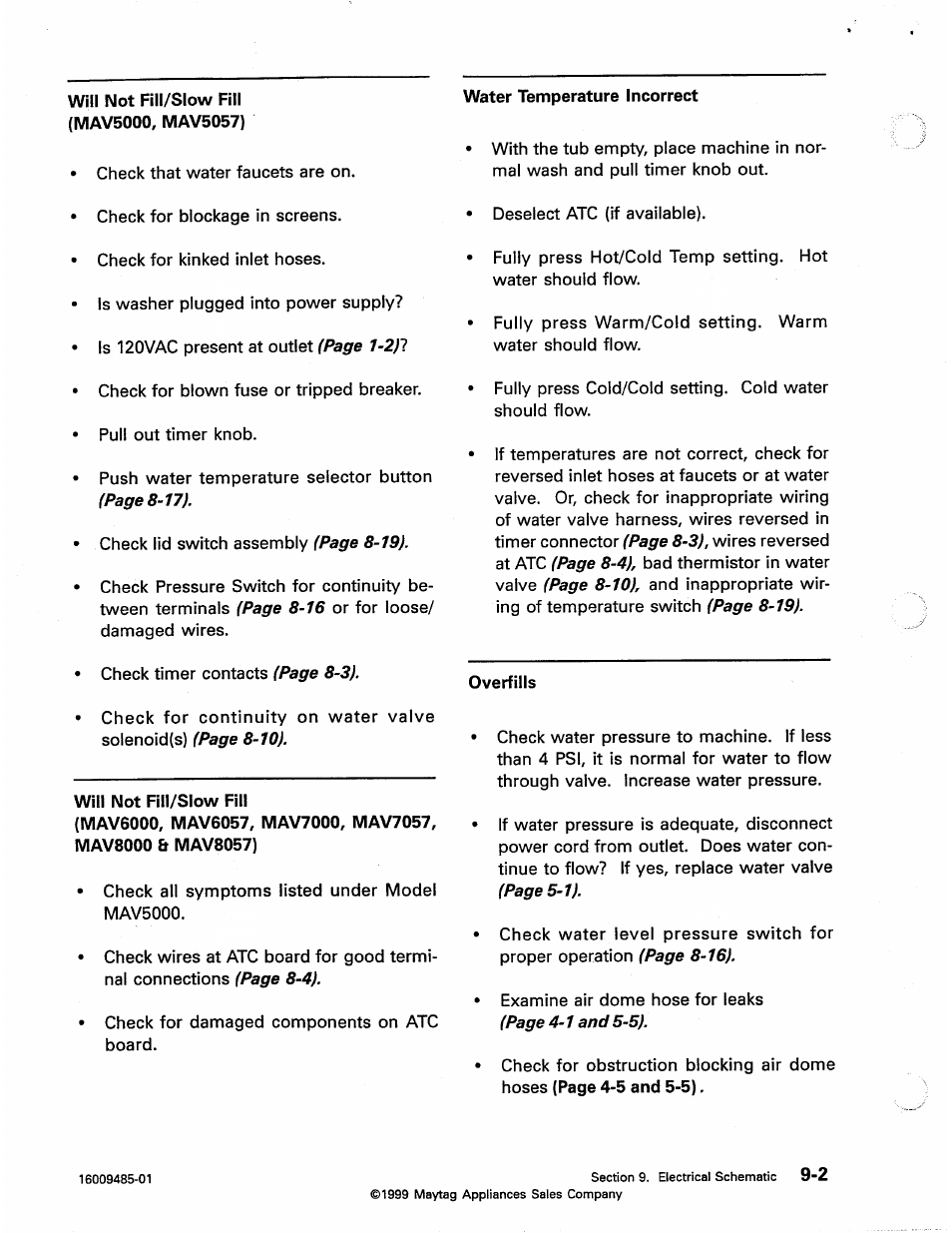Maytag Atlantis User Manual | Page 92 / 120