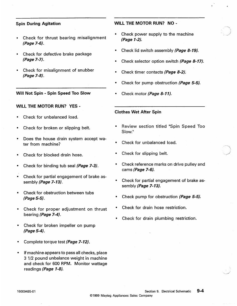 Maytag Atlantis User Manual | Page 94 / 120