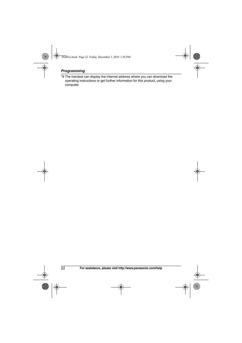 Panasonic KX-TG4011 User Manual | Page 22 / 52