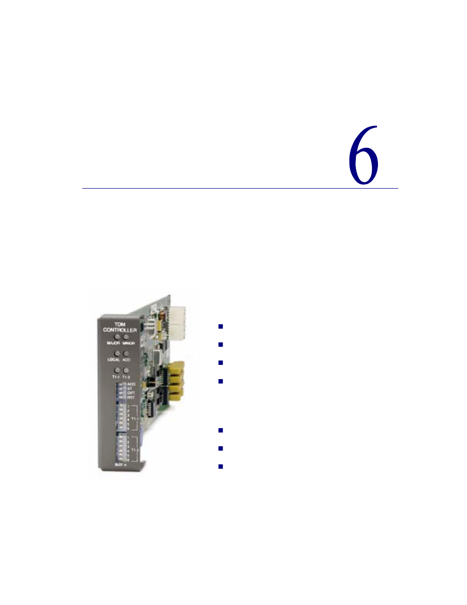 6 - t1 controller card, T1 controller card, Hapter | Black Box COMPACT T1 MT850A User Manual | Page 371 / 592