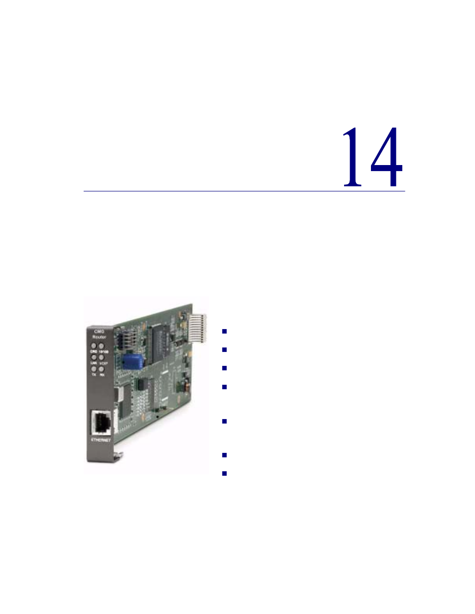 14 - router (cmg) card, Router (cmg) card, Hapter | Black Box COMPACT T1 MT850A User Manual | Page 475 / 592