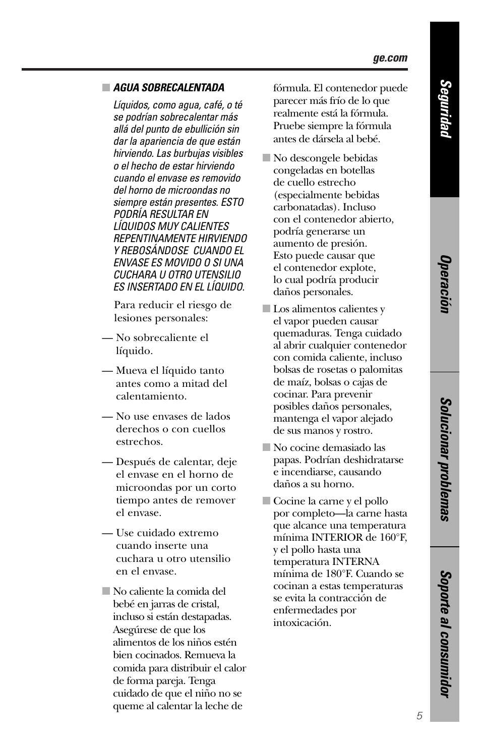 GE spacemaker xl1800 User Manual | Page 49 / 88