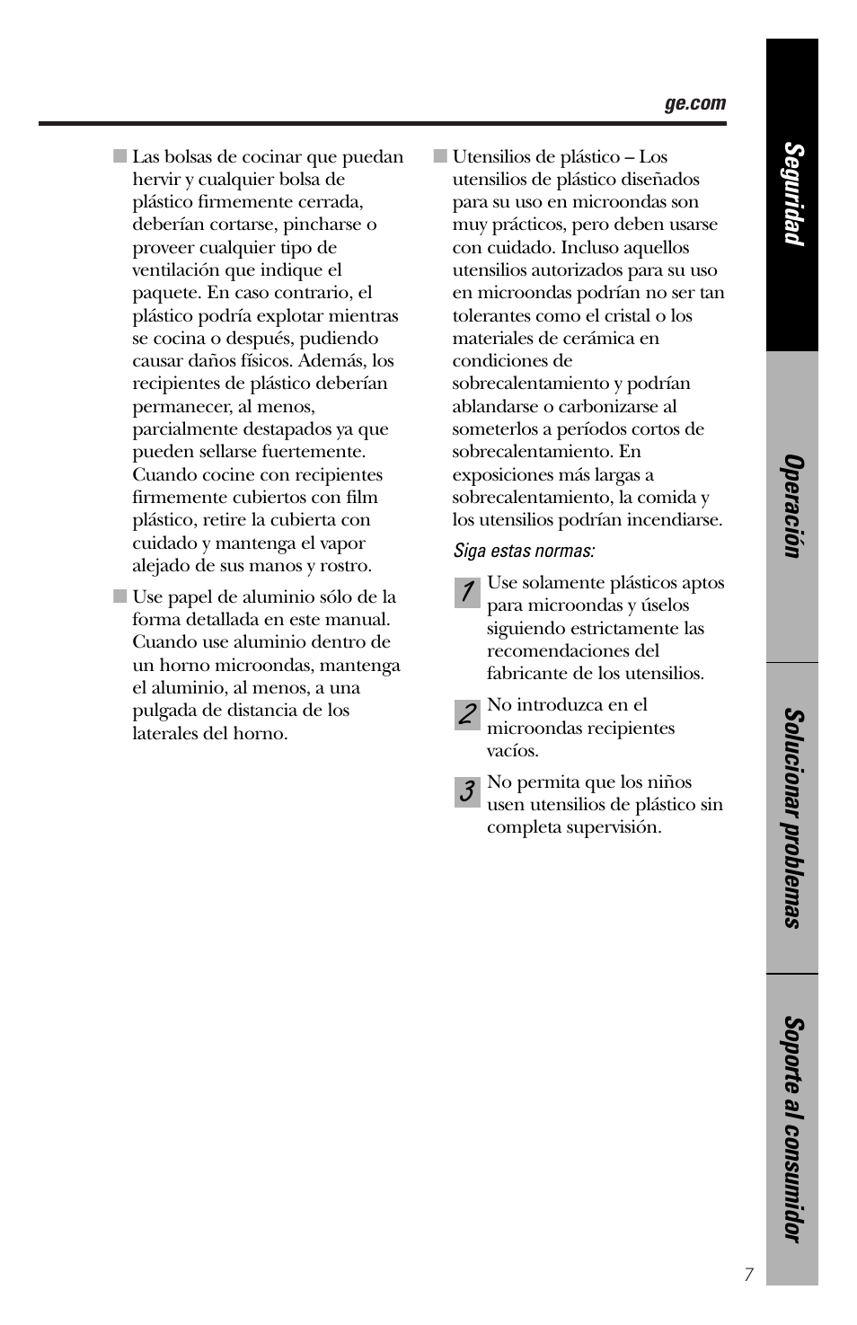 GE spacemaker xl1800 User Manual | Page 51 / 88