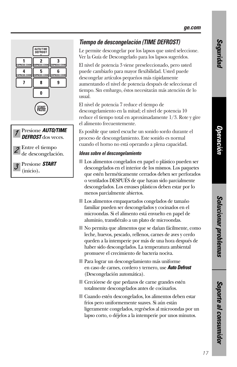 GE spacemaker xl1800 User Manual | Page 61 / 88