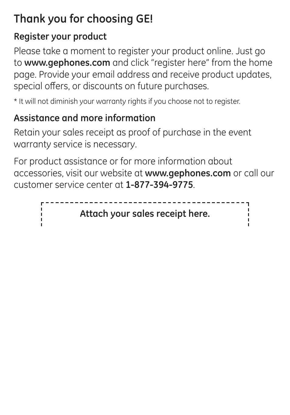 GE dect 6.0 User Manual | Page 2 / 87